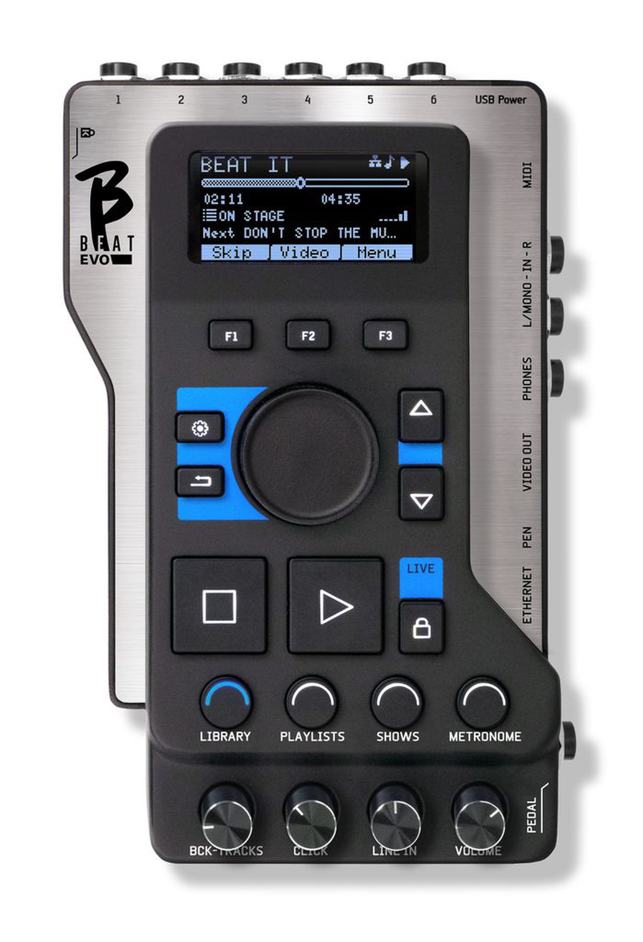 M-Live B.Beat EVO 256GB Professional Multitrack Playback and Show Control System with Hard Case gallery 1