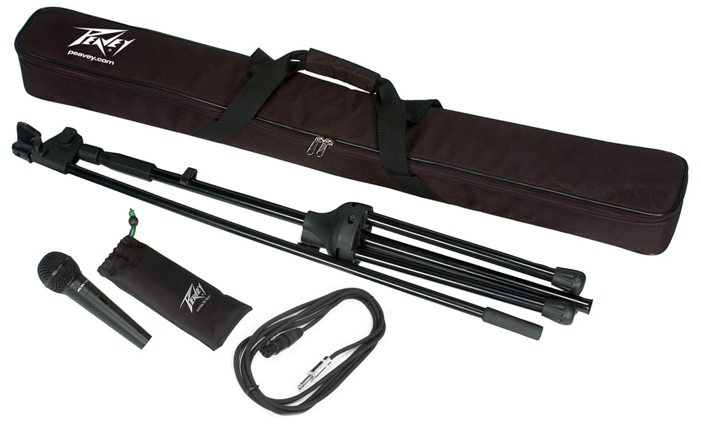 Peavey PV MSP2 Microphone 1/4 /Mic Stand Pkg