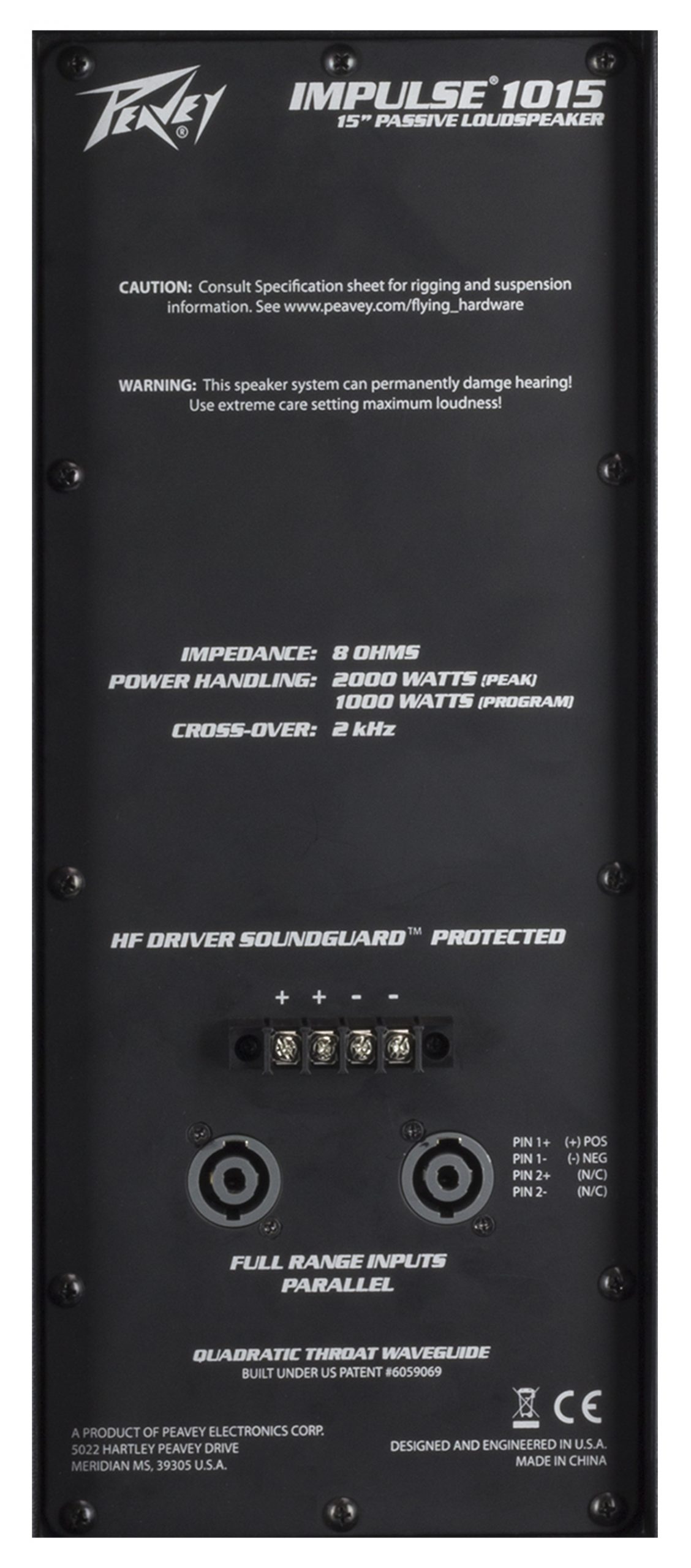 Peavey Impulse 1015 8 Ohm -Black gallery 4