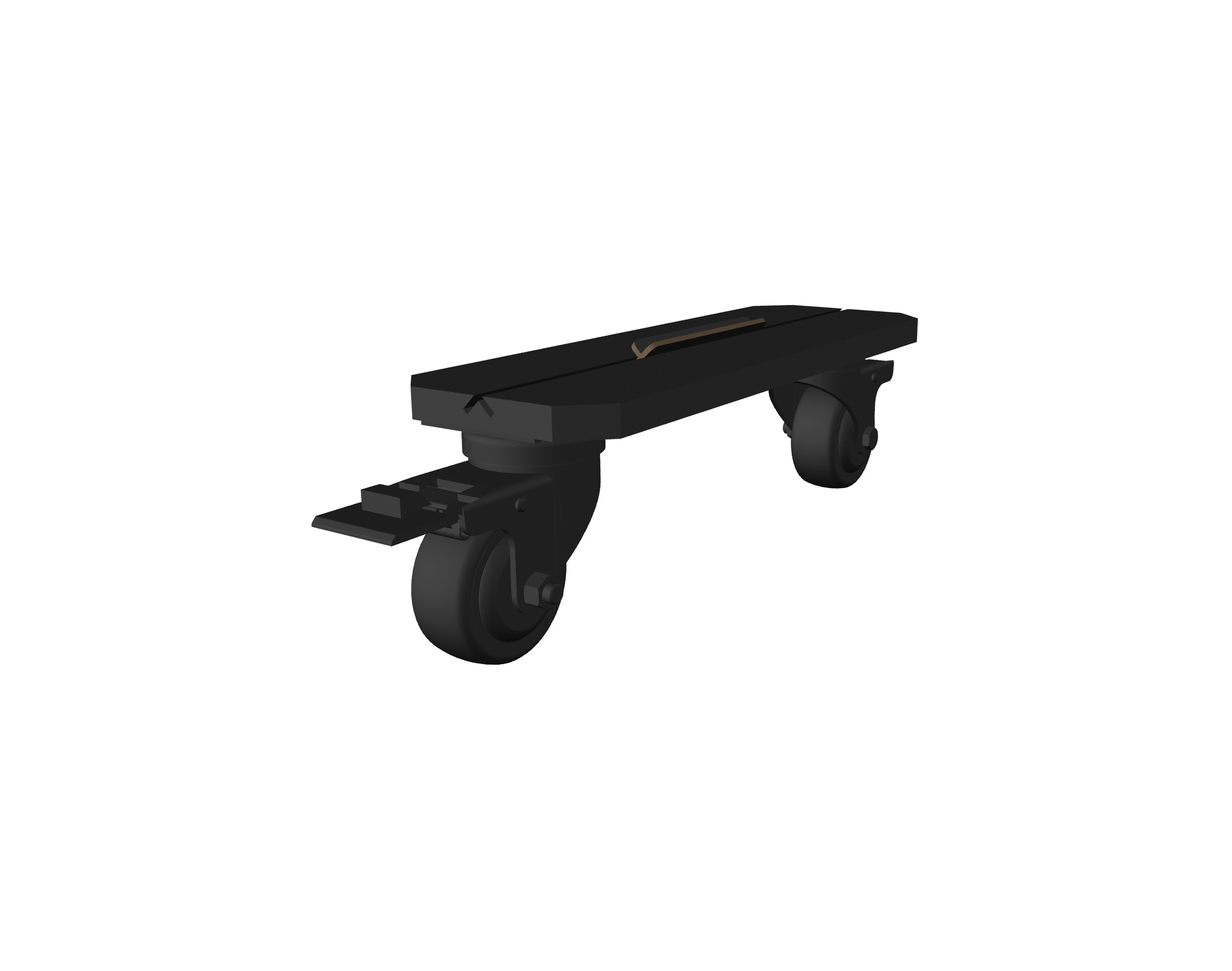 Sessiondesk SBX feet with wheels (Set) - 90s Black