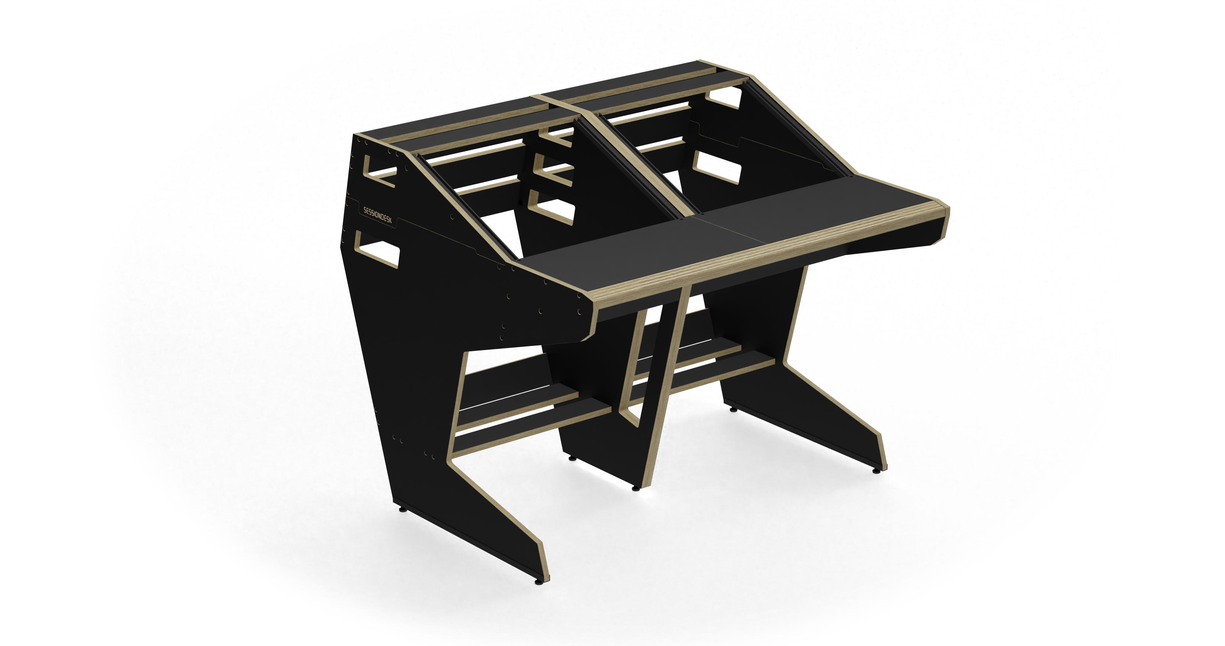 Sessiondesk QUINTAV 2.0 Studio Desk - 90s Black