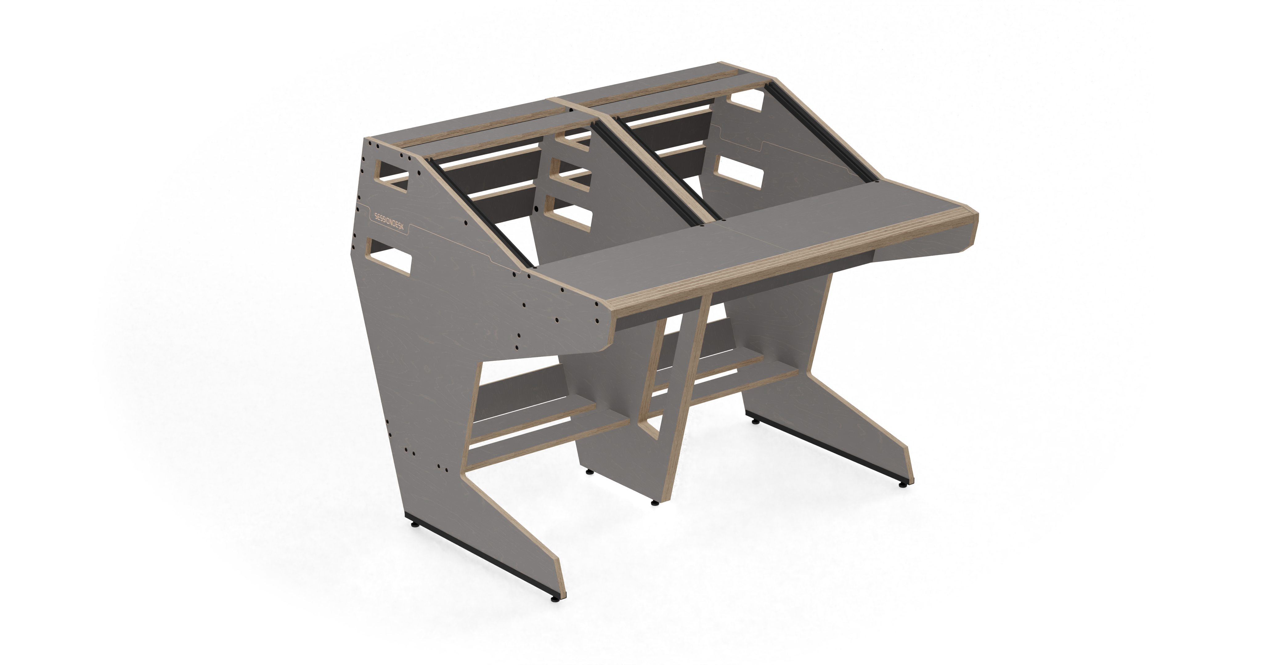 Sessiondesk QUINTAV 2.0 Studio Desk - 80s Grey