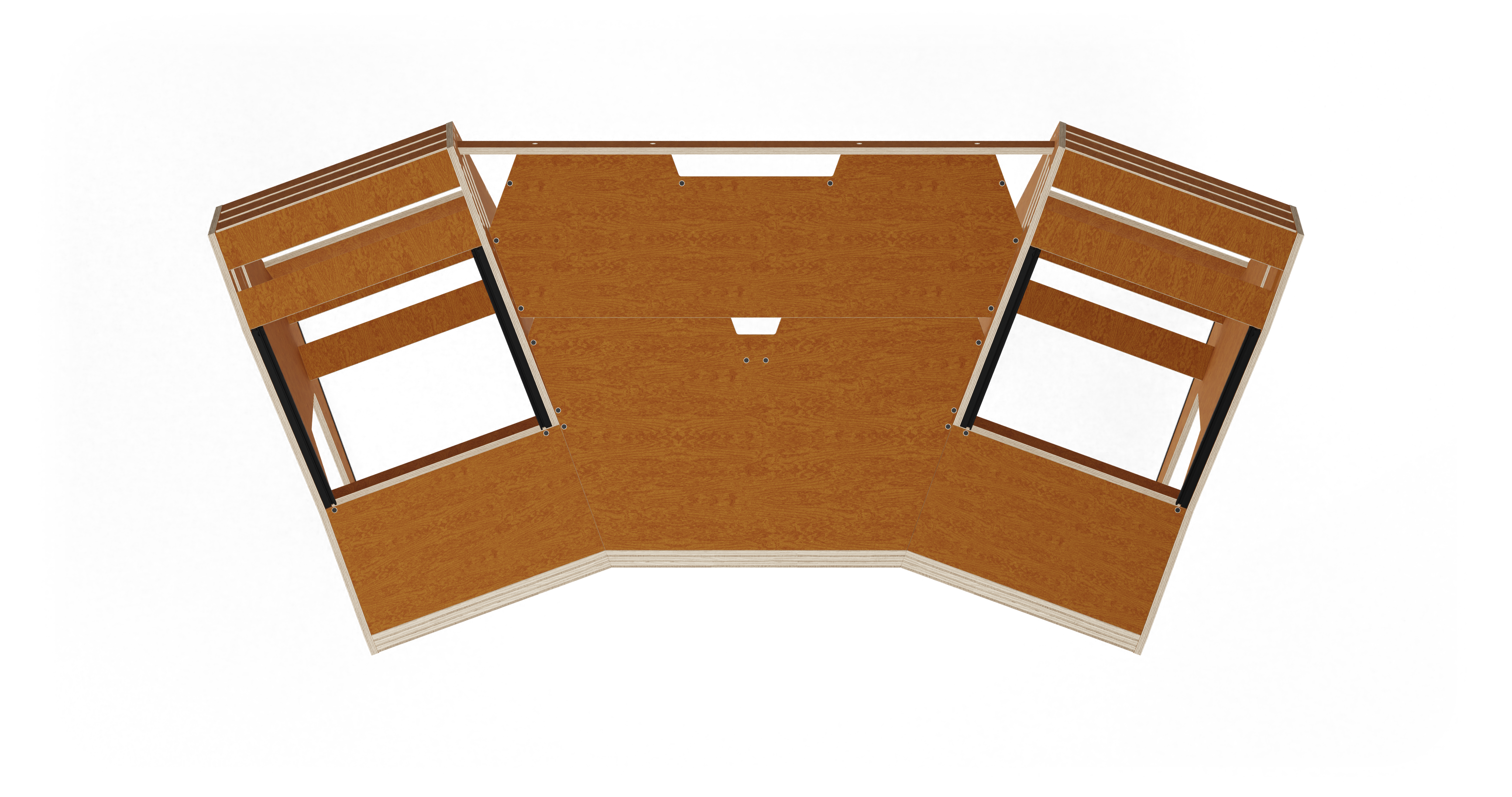 Sessiondesk GUSTAV 2.0 Studio Desk - 60s Brown gallery 2