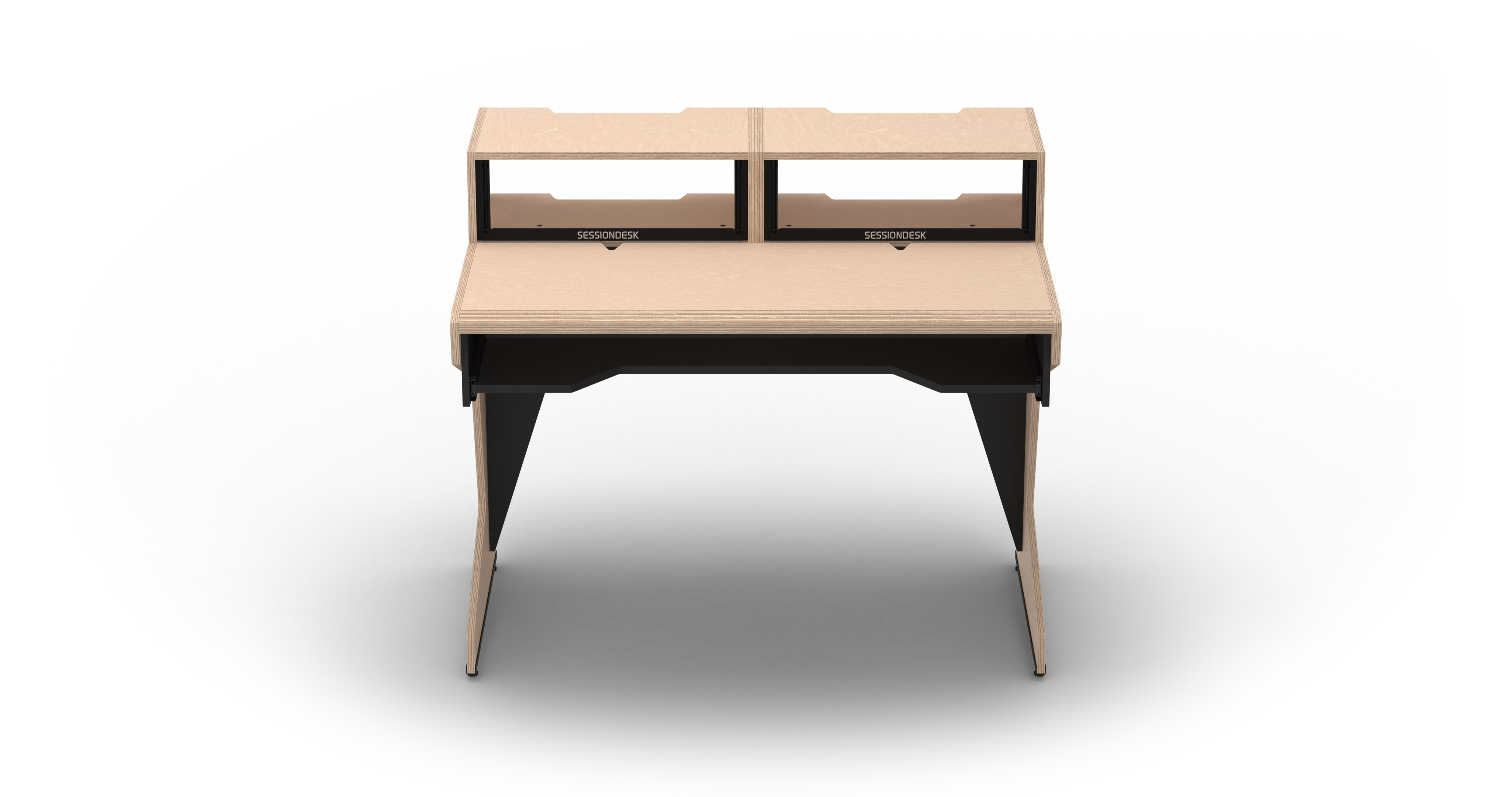 Sessiondesk HOME small 2.0 Studio Desk with RACKS with KEY - 100% Birch gallery 1