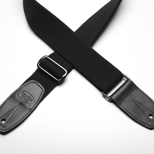 Merino Wool Guitar Strap, Black