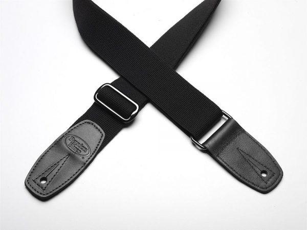 Merino Wool Guitar Strap, Black