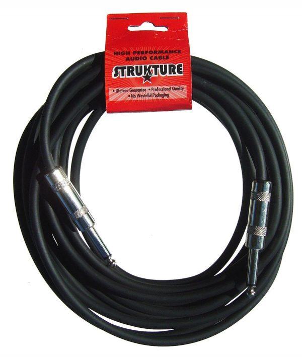 20ft Speaker Cable, 16 gauge, 1/4" connectors