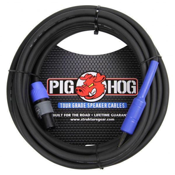 Pig Hog 25ft Speaker Cable, SPKON to 1/4"