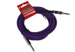 18.6ft Instrument Cable, Woven - Purple