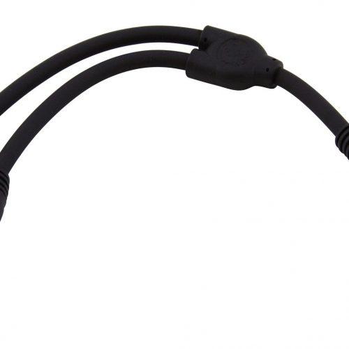 Pig Hog Solutions - 6" Y Cable, Mono 1/4"(M)-Dual Mono 1/4"(F)