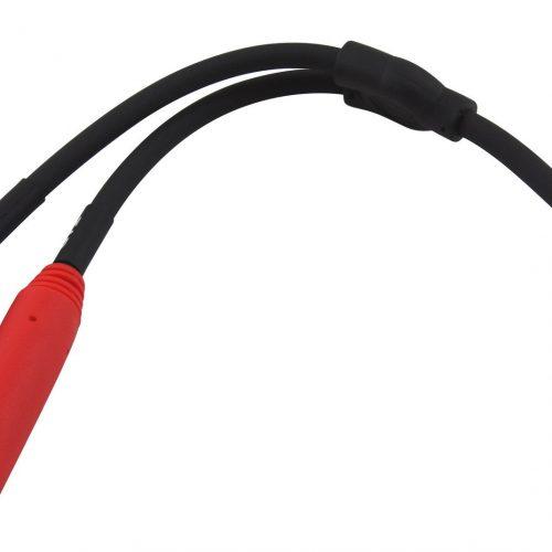 Pig Hog Solutions - 6" Y Cable, Stereo 1/4"(M)-Dual Mono 1/4"(F)