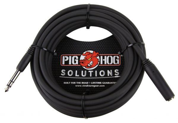 Pig Hog Solutions - 25ft Headphone Extension Cable, 1/4"