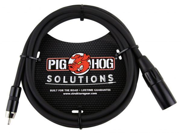 Pig Hog Solutions - 6ft XLR(M)-RCA Cable