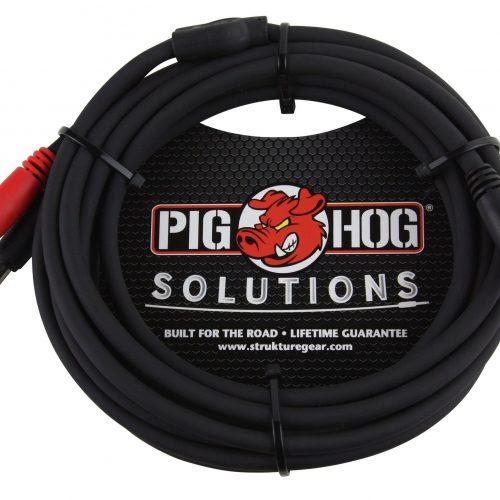 Pig Hog Solutions - 10ft TRS(M)-Dual 1/4" Insert Cable