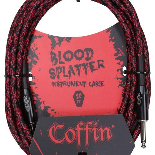 Bloodsplatter Instrument Cable 10ft. Straight