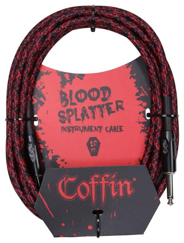 Bloodsplatter Instrument Cable 10ft. Straight