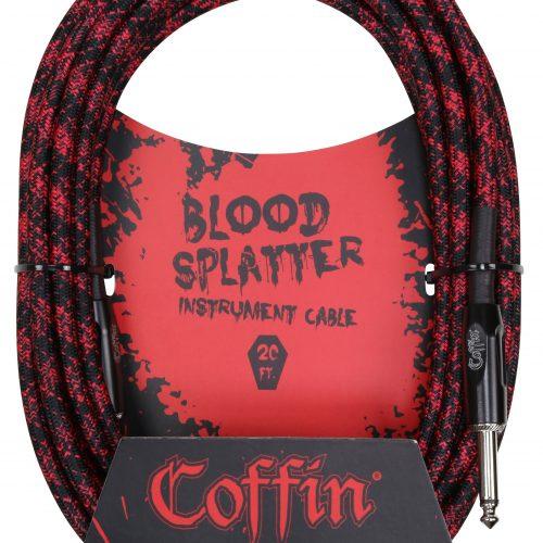 Bloodsplatter Instrument Cable 20ft. Straight