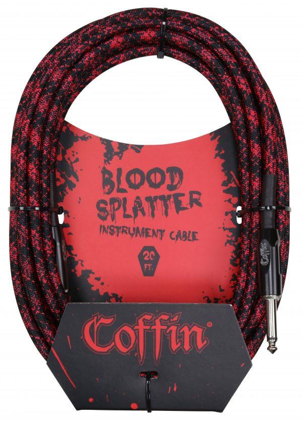 Bloodsplatter Instrument Cable 20ft. Straight