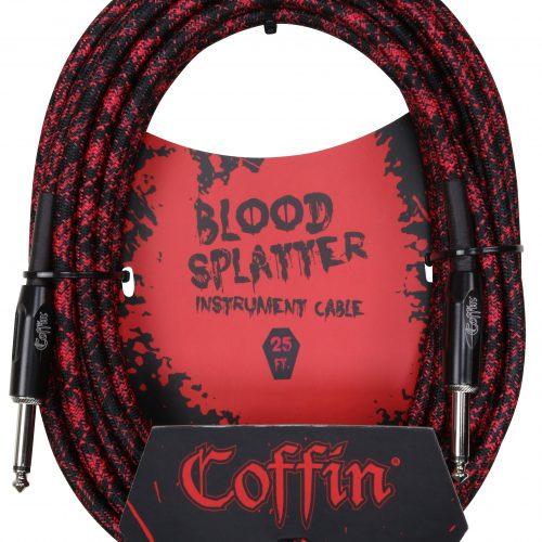 Bloodsplatter Instrument Cable 25ft. Straight