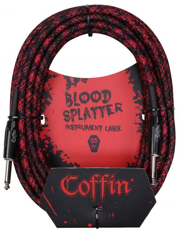 Bloodsplatter Instrument Cable 25ft. Straight