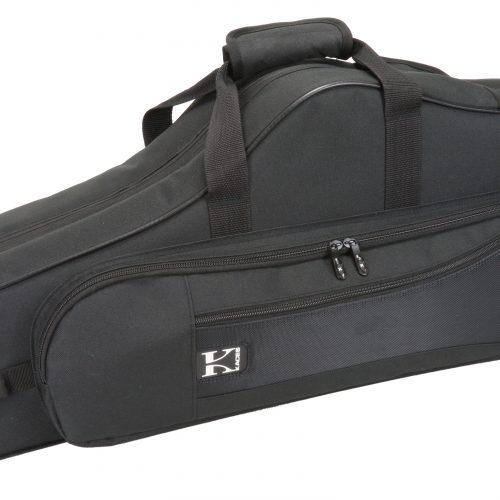 Kaces Lightweight Hardshell Tenor Sax Case, Black