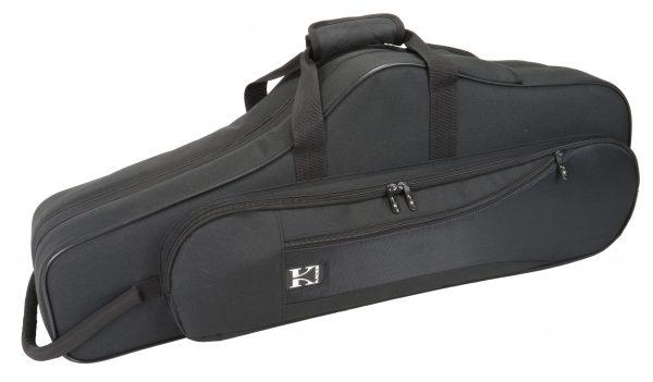 Kaces Lightweight Hardshell Tenor Sax Case, Black