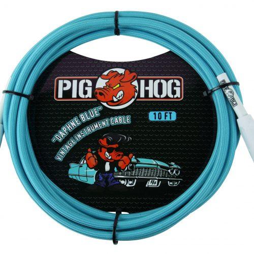 Pig Hog "Daphne Blue" Instrument Cable, 10ft