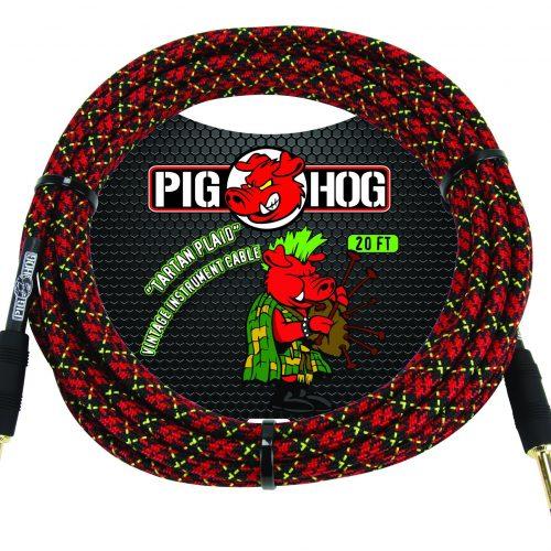 Pig Hog "Tartan Plaid" Instrument Cable, 10ft