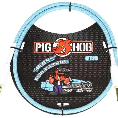 Pig Hog "Daphne Blue" 3ft Patch Cables