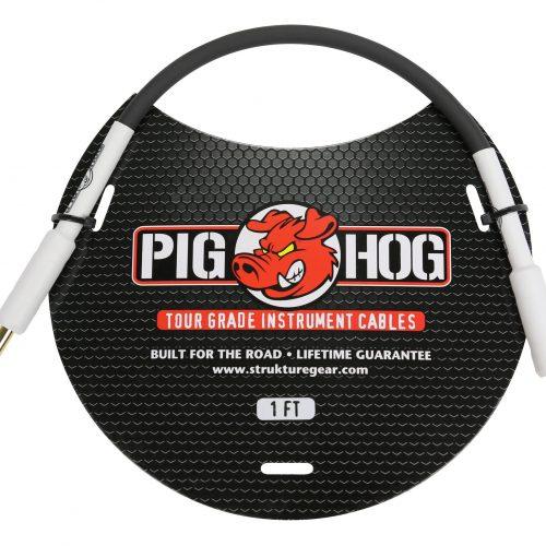 Pig Hog 1ft 1/4" - 1/4" 8mm Inst. Cable