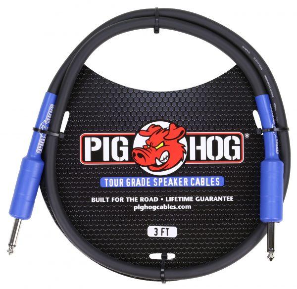 Pig Hog 9.2mm Speaker Cable, 3ft (14 gauge wire)