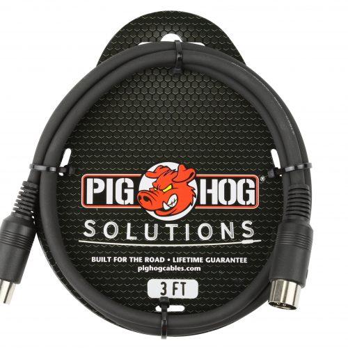 Pig Hog Solutions - 3ft MIDI Cable