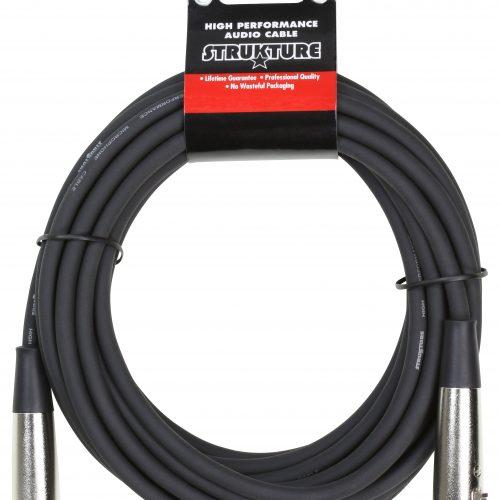 Heavy Duty 20ft. XLR mic cable, 7mm rubber