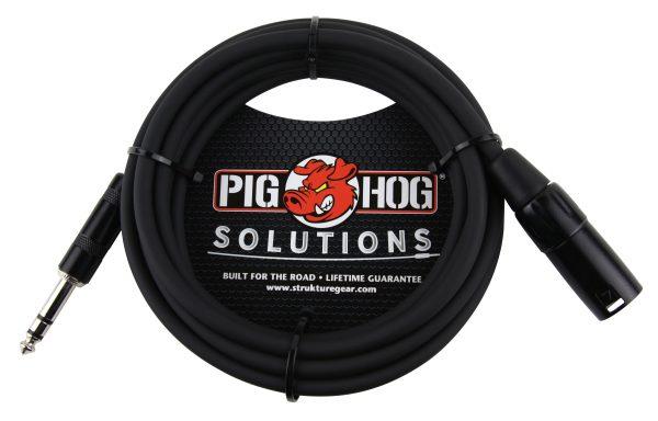 Pig Hog Solutions - 15ft TRS(M)-XLR(M) Balanced Cable