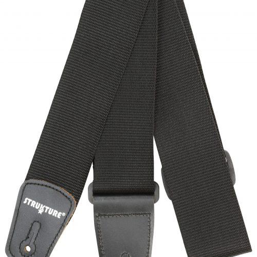 Strukture 2" Poly Guitar Strap With Leather Tabs