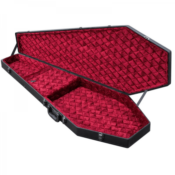 Coffin Bass Case / Red Velvet