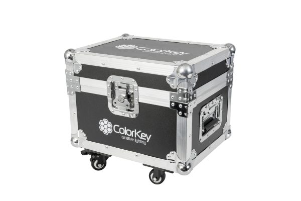 Two ColorKey Dazzler FX Machines with CKU-9030 Road Case (Black) - Image 6