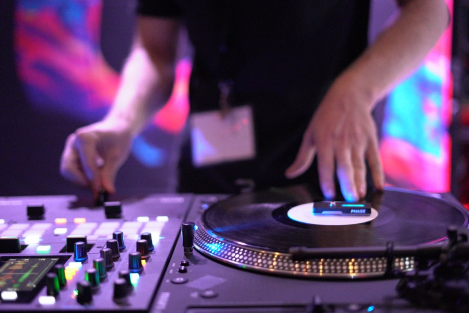 Hands-on DJ product demonstration on the dealer floor