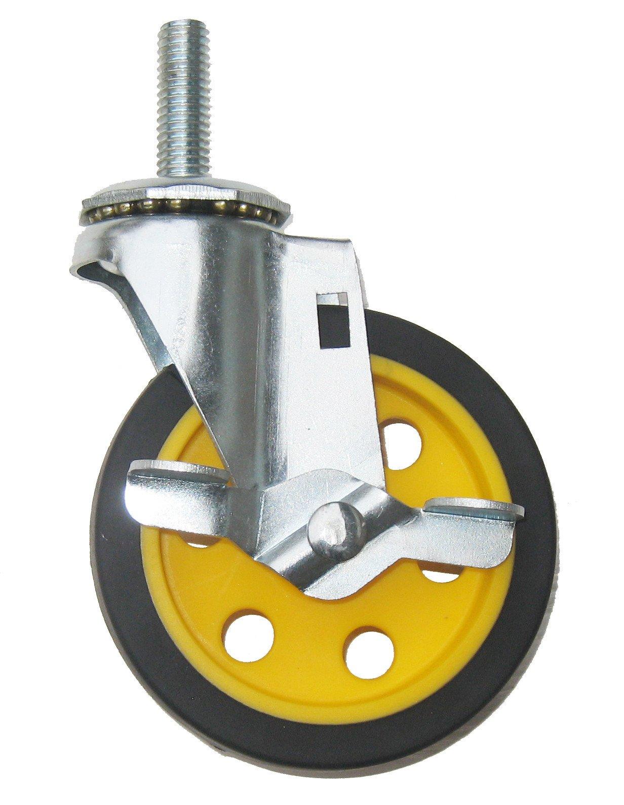 Caster with Brake 4"x1" (for R2 & R6)