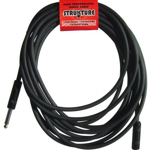 10ft Instrument Cable, 6mm Rubber