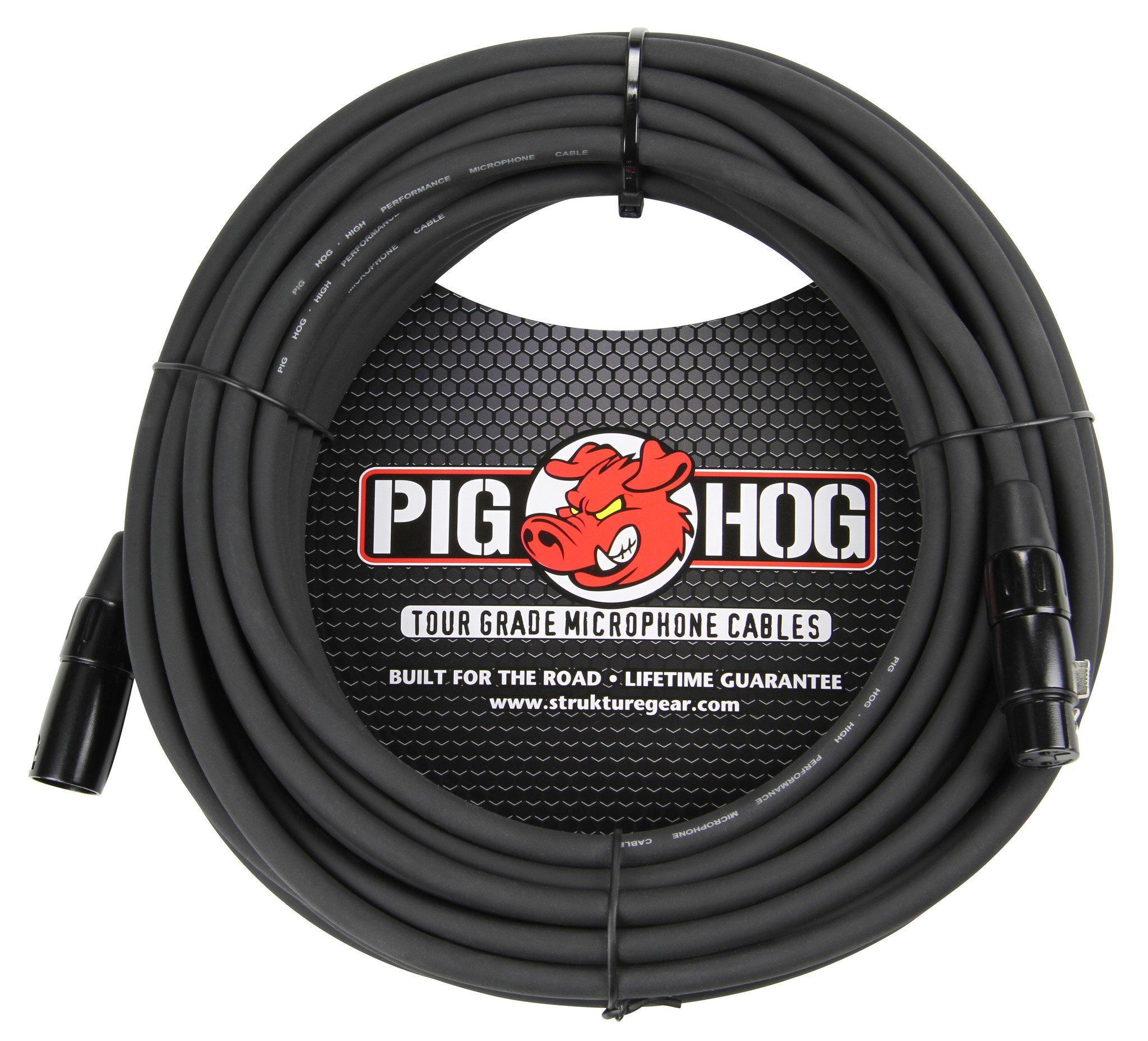 Pig Hog 8mm Mic Cable, 50ft XLR