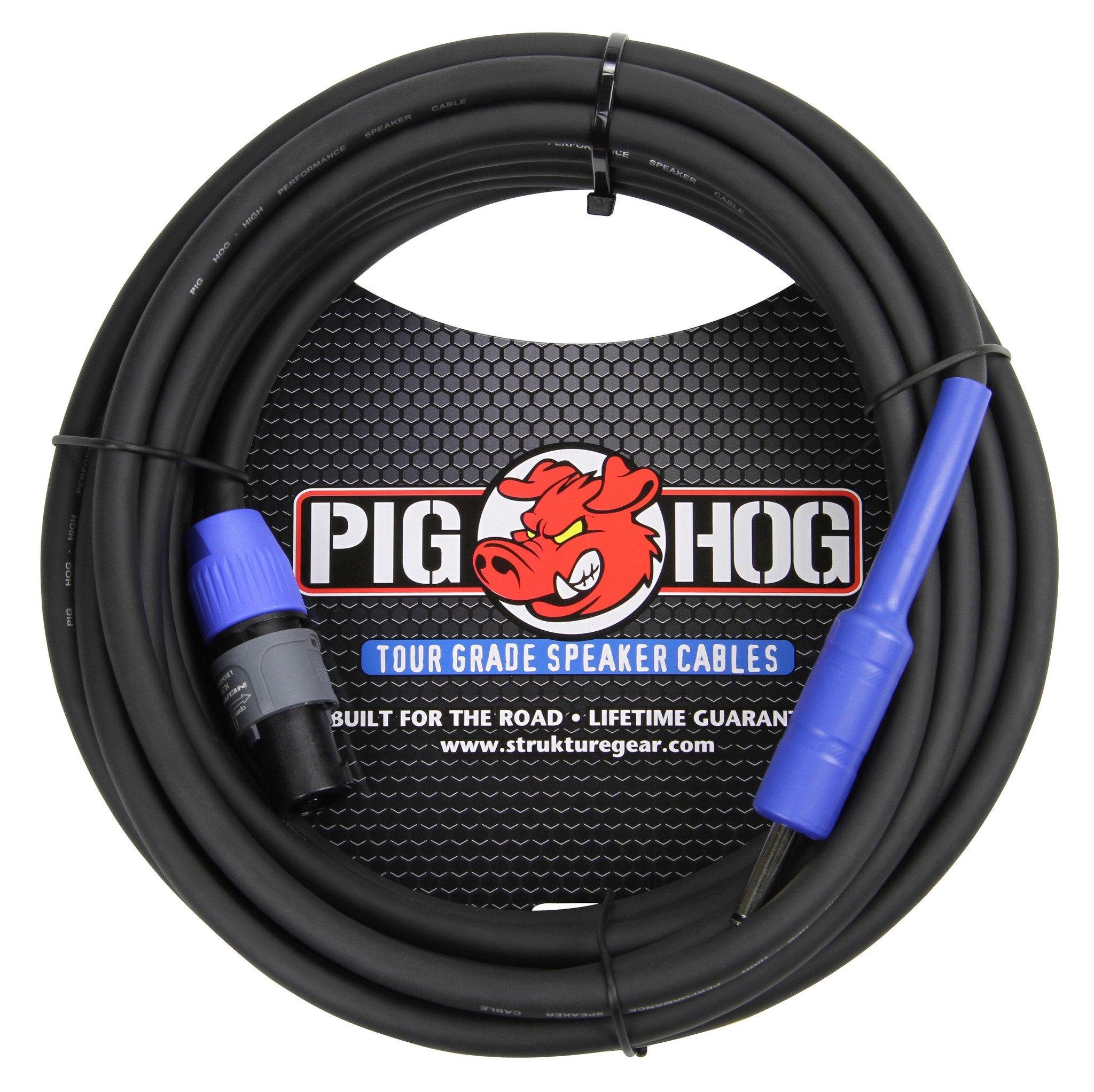 Pig Hog 25ft Speaker Cable, SPKON to 1/4"