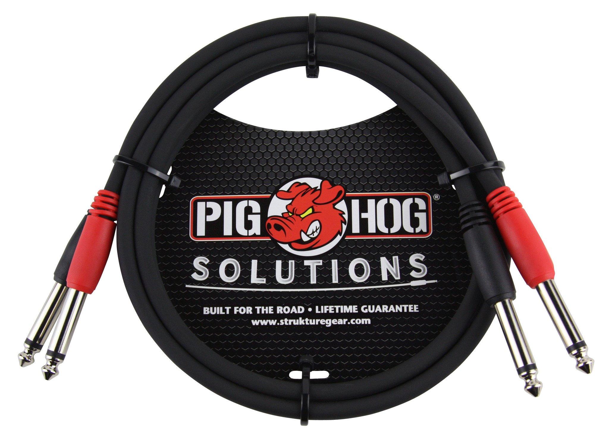 Pig Hog Solutions - 3ft 1/4"-1/4" Dual Cable