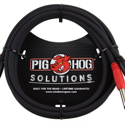 Pig Hog Solutions - 6ft 1/4"-1/4" Dual Cable