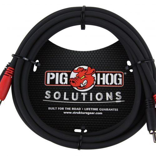 Pig Hog Solutions - 6ft RCA-1/4" Dual Cable