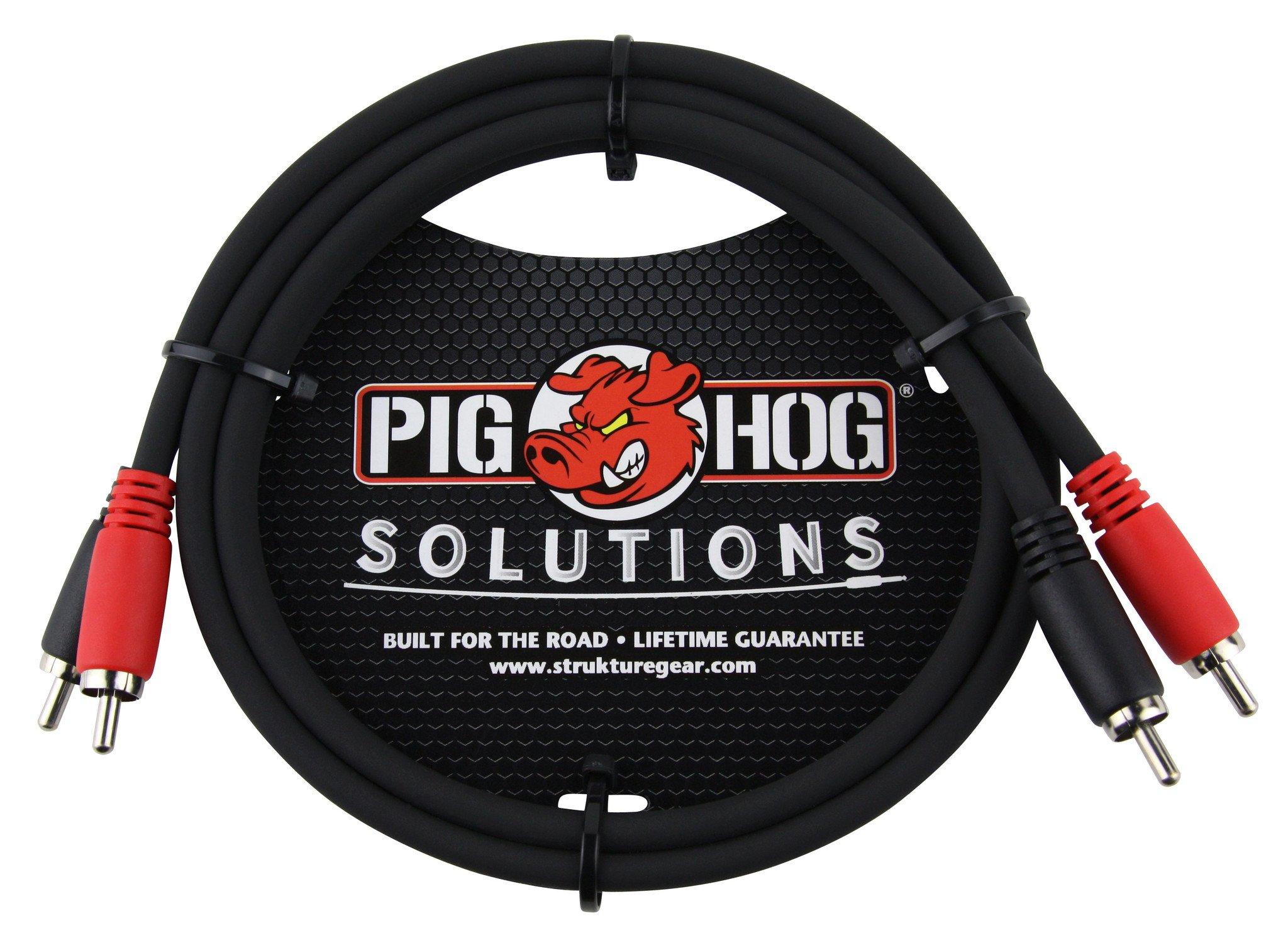 Pig Hog Solutions - 3ft RCA-RCA Dual Cable