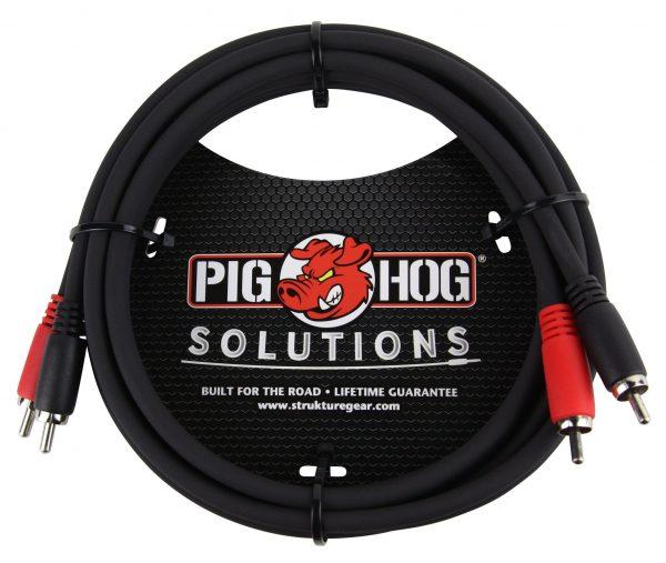 Pig Hog Solutions - 6ft RCA-RCA Dual Cable