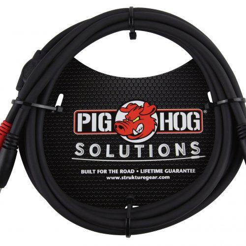 Pig Hog Solutions - 6ft TRS(M)-Dual 1/4" Insert Cable