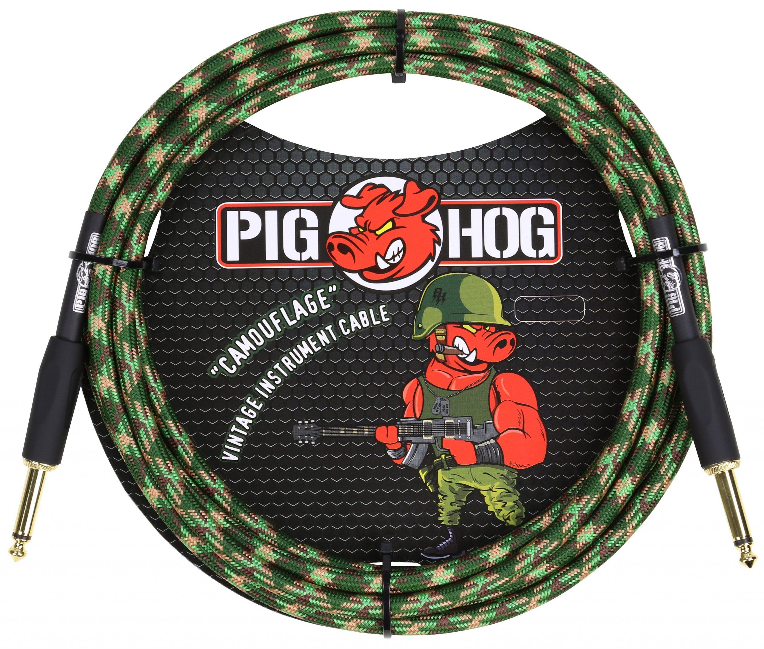 Pig Hog "Camouflage" Instrument Cable, 10ft