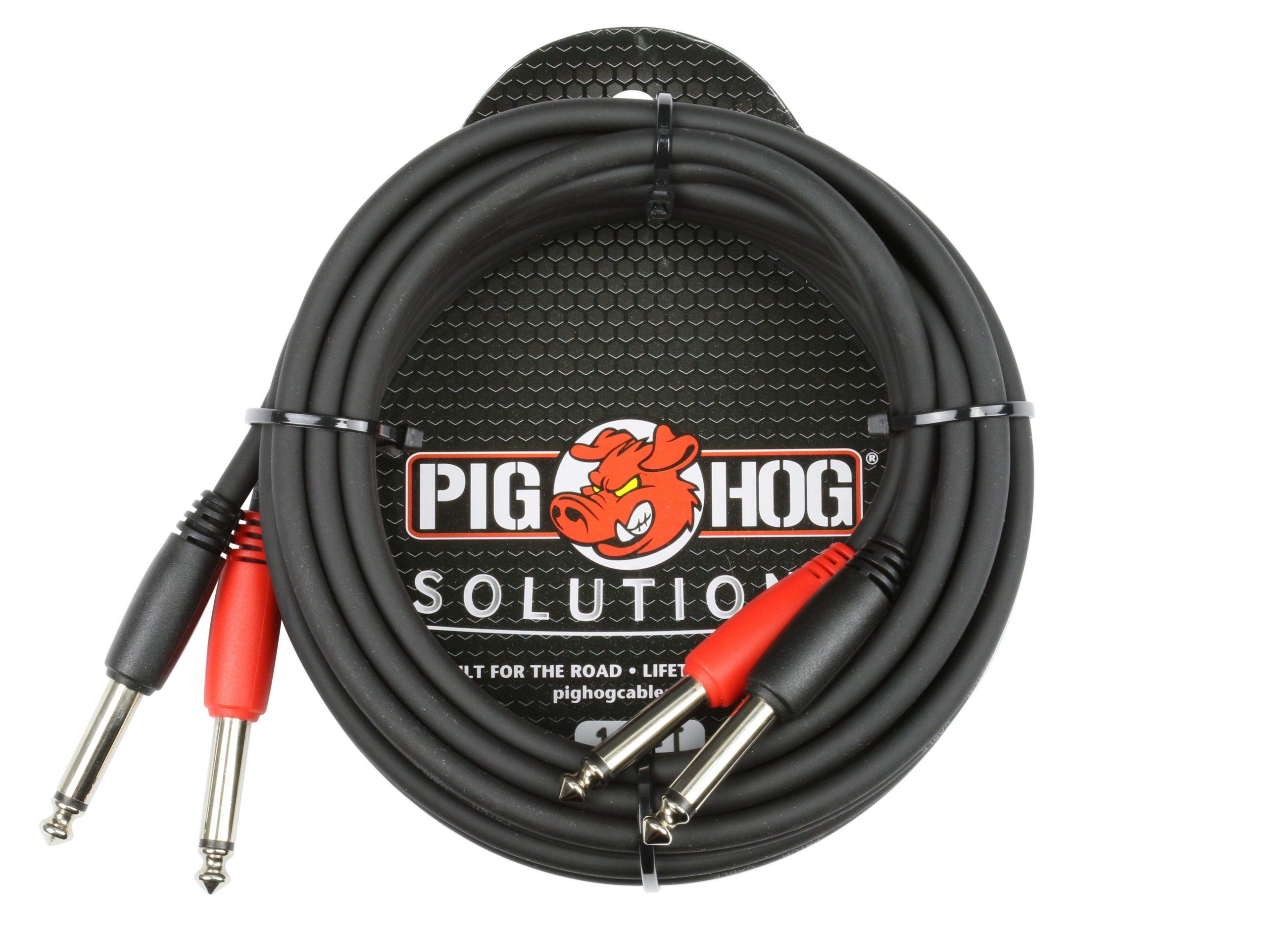Pig Hog Solutions - 10ft 1/4"-1/4" Dual Cable